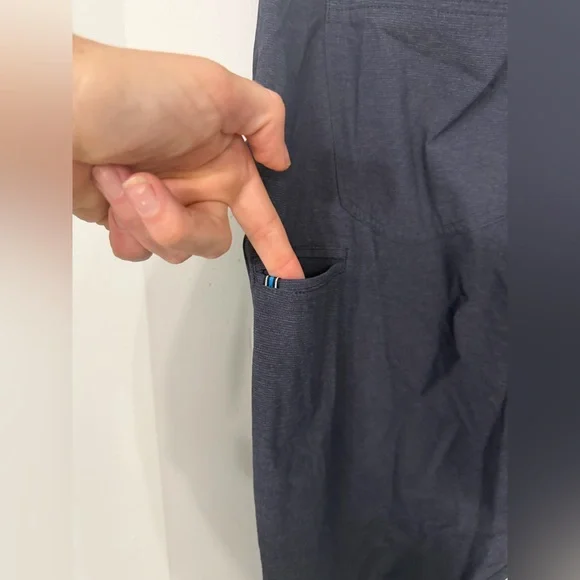 Kuhl Mens 42x32 Navy Deceptr Tuff Lite Rugged Workwear Flat Front Outdoor Pants - Picture 5 of 7